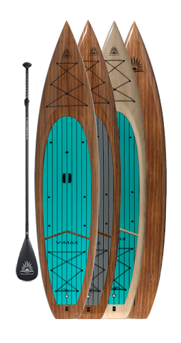 Two V-MAX Woody Touring Paddle Board Package By Cruiser SUP®