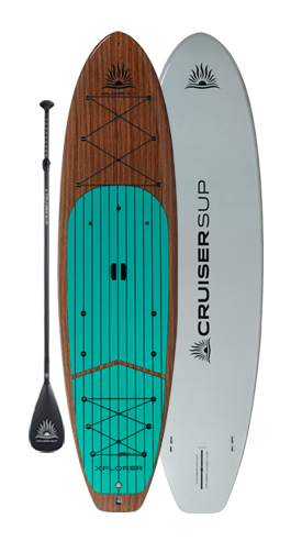 10'6 Teal Pad/Dark Woody Top and Serene Grey Bottom