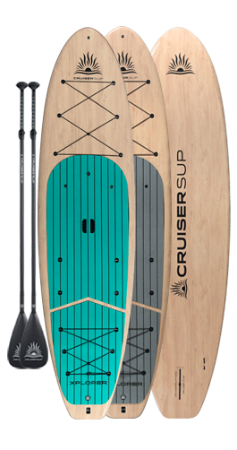 Two XPLORER Woody Paddle Board Packages By Cruiser SUP®