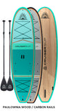 Two BLISS LE Wood / Carbon Paddle Board Package By Cruiser SUP®
