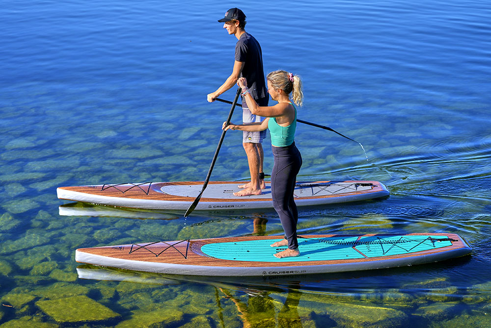 Two V-MAX Woody Touring Paddle Board Package By Cruiser SUP®