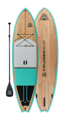 2023 ESCAPE LE Wood / Carbon Paddle Board Package By Cruiser SUP - BLEMISHED MODEL