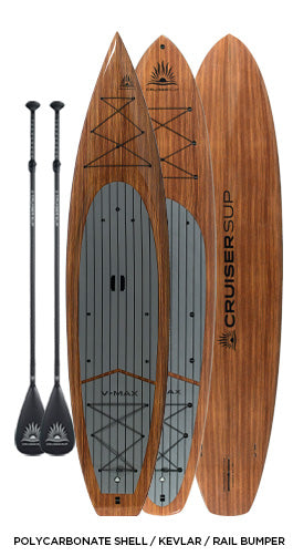 Two V-MAX Woody Touring Paddle Board Package By Cruiser SUP®