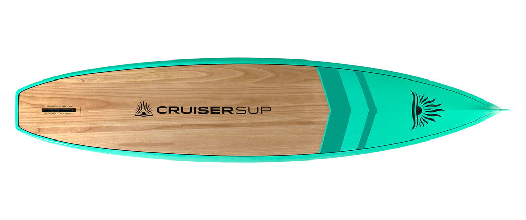 Two V-MAX LE 12'6" Touring Wood/Carbon Paddle Board Package By Cruiser SUP®