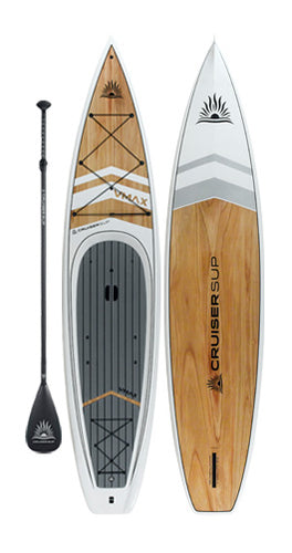 Sale V-MAX LE 12'6" Touring Wood/Carbon Paddle Board By Cruiser SUP®