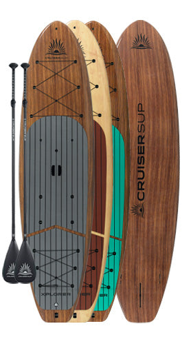Two XPLORER Woody Paddle Board Packages By Cruiser SUP®