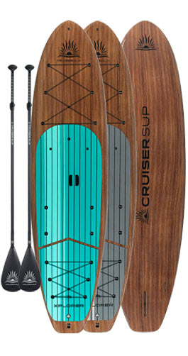 Two XPLORER SE Woody Paddle Board Packages By Cruiser SUP®
