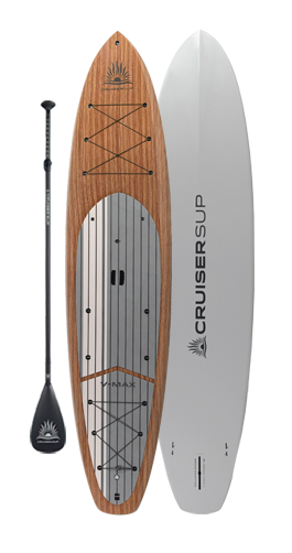 2026 Cruiser SUP V-MAX Woody 12' Hybrid-Touring Paddle Board Package 2026 Cruiser SUP V-MAX Woody 12' Hybrid-Touring Paddle Board Package