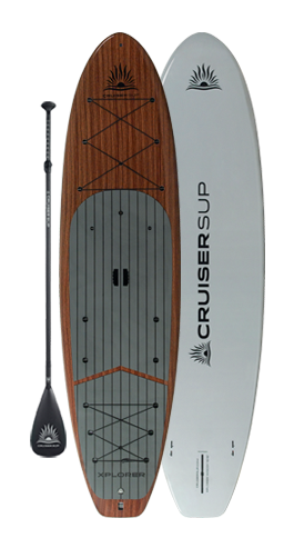 Two Cruiser SUP Xplorer Woody Paddle Board Package with Dura-LITE Two Cruiser SUP Xplorer Woody Paddle Board Package with Dura-LITE