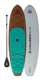 10'6 Teal Pad/Dark Woody Top and Serene Grey Bottom