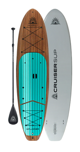 Two Cruiser SUP Xplorer Woody Paddle Board Package with Dura-LITE Two Cruiser SUP Xplorer Woody Paddle Board Package with Dura-LITE