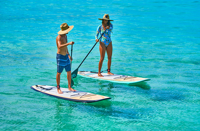 Two 2024 CRUISER SUP® BLEND LE Wood / Carbon Paddle Board Packages ...
