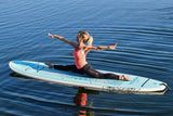 woman doing yoga on a Cruiser SUP® stand up paddle board - Yoga Mat