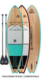 Two ESCAPE LE Wood / Carbon Paddle Board Package By Cruiser SUP®