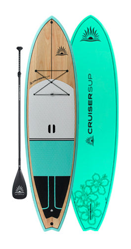 Two ESCAPE LE Wood / Carbon Paddle Board Package By Cruiser SUP®