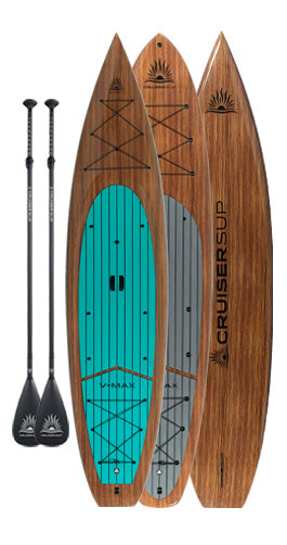Two V-MAX Woody Touring Paddle Board Package By Cruiser SUP®