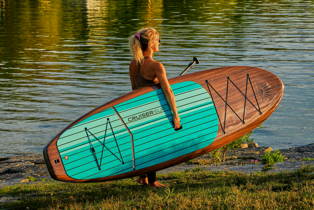 cruisersup sherpa fishing accessories 2026 Cruiser SUP® XCURSION WOODY 10'6" Paddle Board Package with Woody Shell