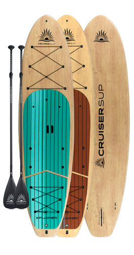 Two XPLORER SE Woody Paddle Board Packages By Cruiser SUP®