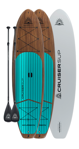 Two XCURSION WOODY Paddle Board Package By Cruiser SUP®